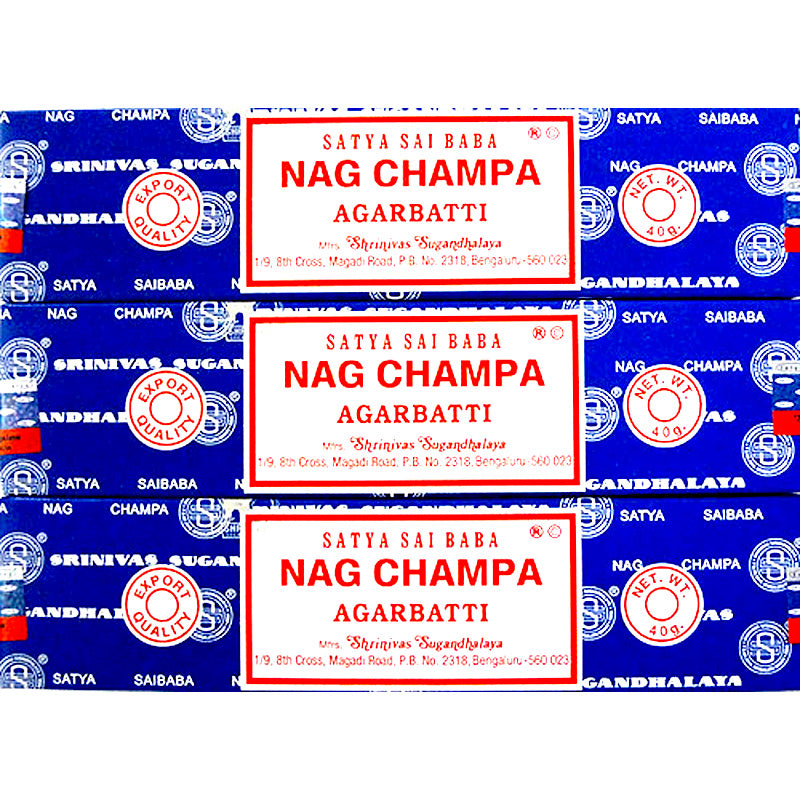 Nag Champa Original Satya 100% genuine sai baba Incense Sticks 40g