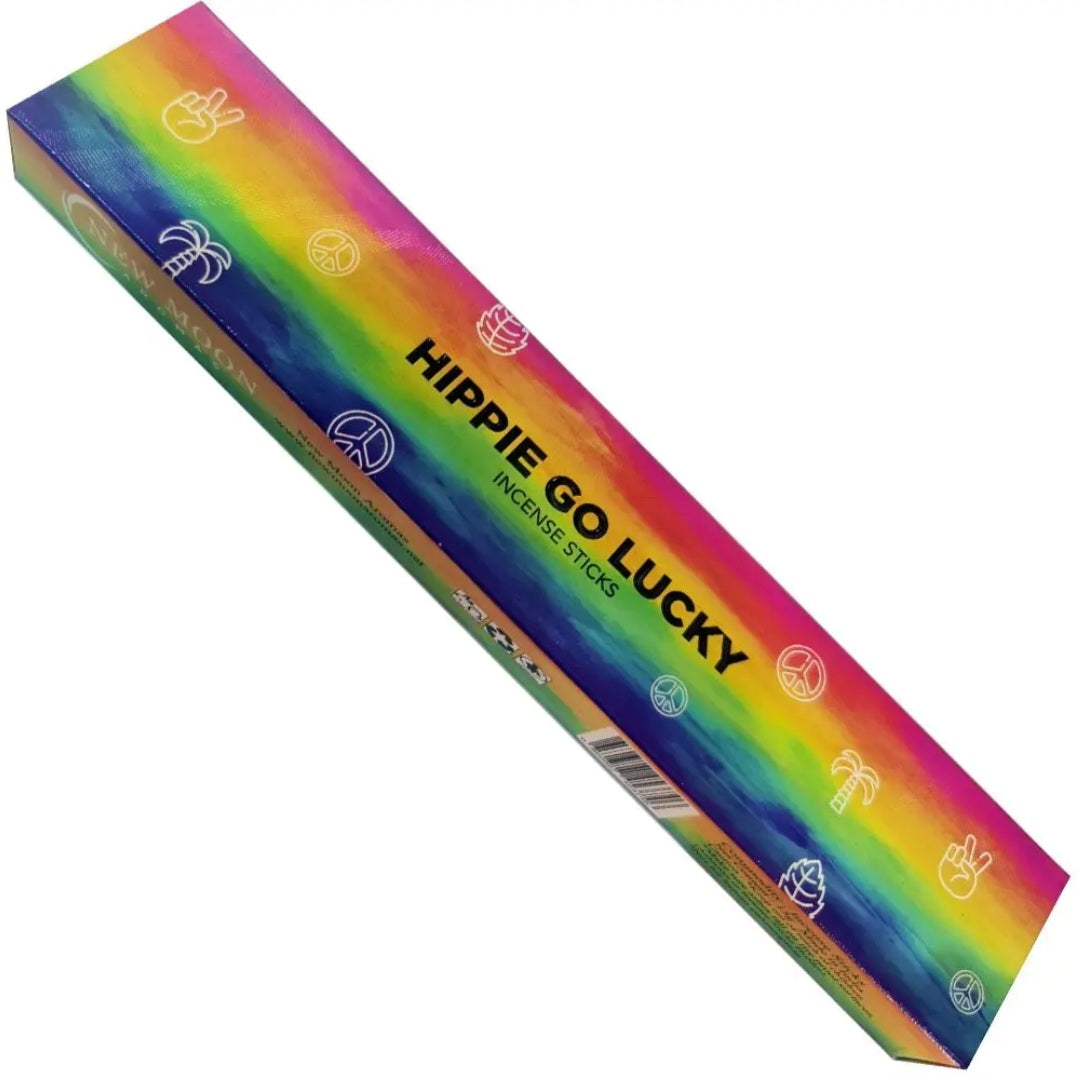 New Moon Hippie Go Lucky Original Incense 15g box