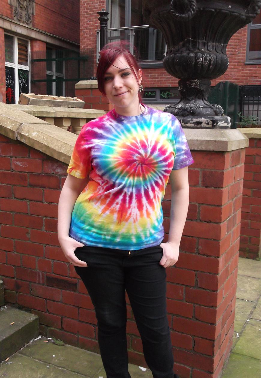 Tie Dye rainbow spiral T shirt UNISEX S-5XL