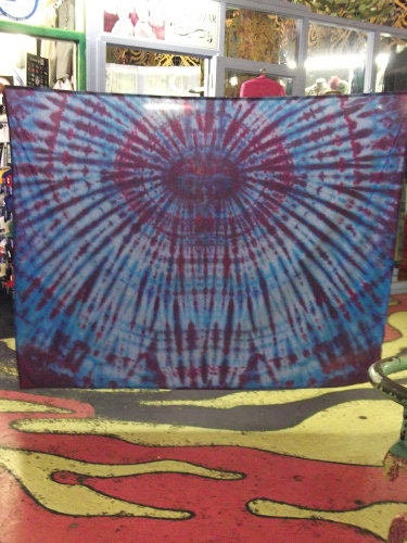 Tie dye SPIDER wall hanging double size 240cmx210cm tapestry