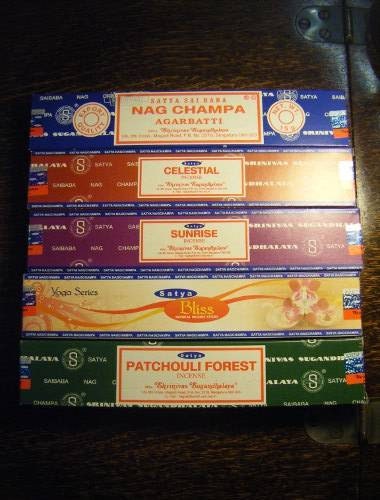 Nag Champa Satya 100% genuine sai baba Incense Sticks 15g various scents