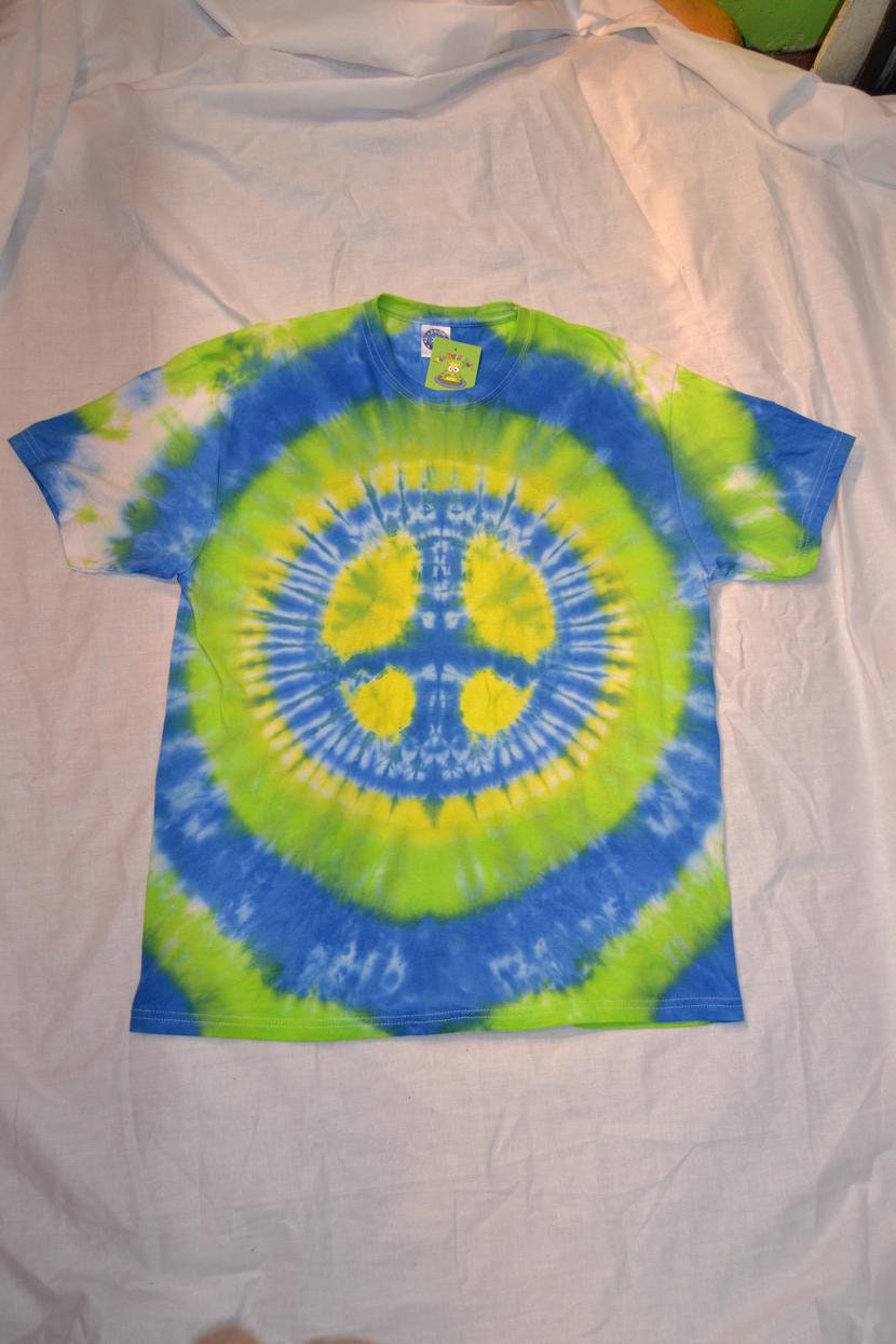 Peace Sign CND Tie Dye T shirt UNISEX  S-5XL festival top [CUSTOM]