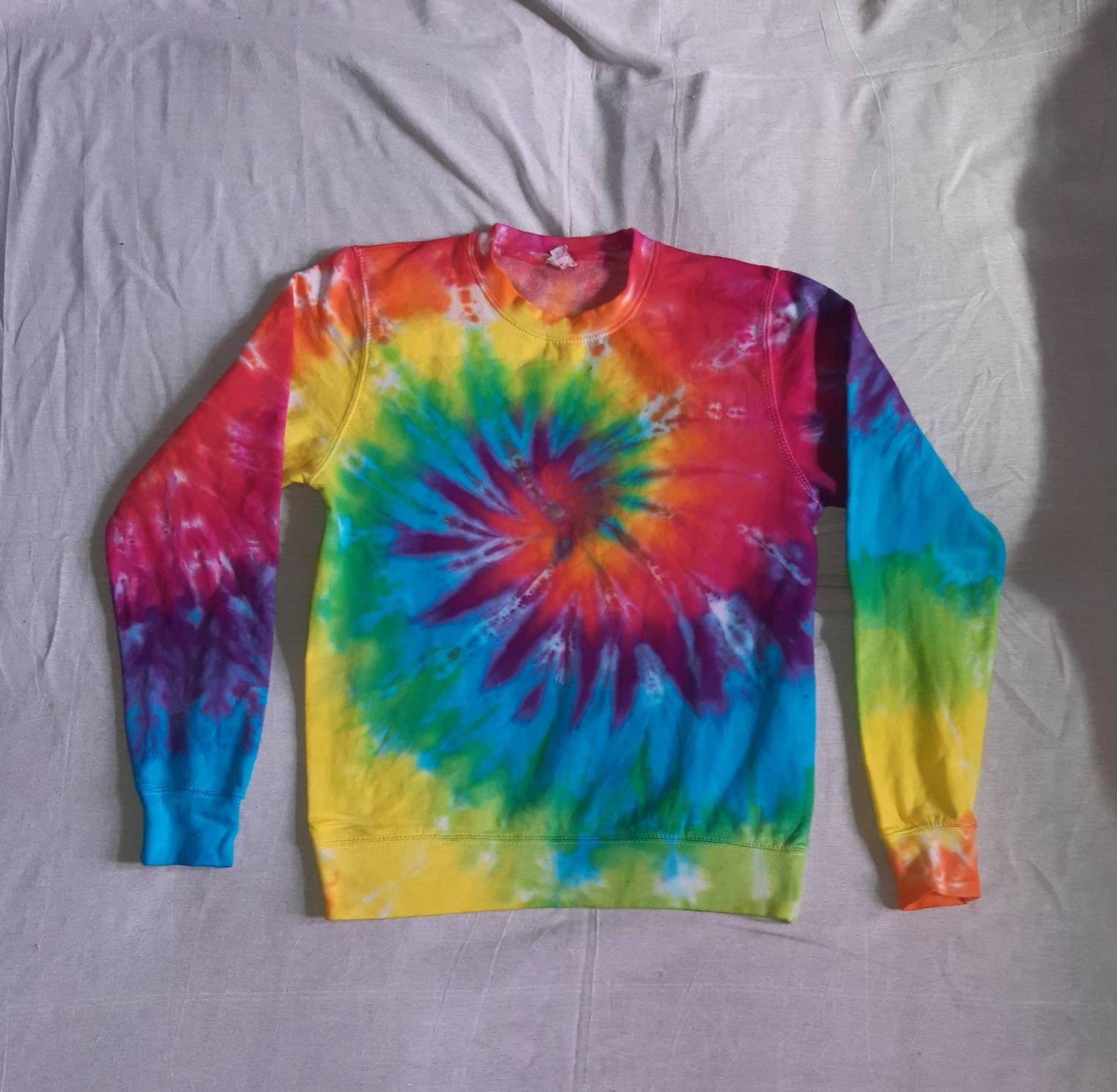 Tie Dye rainbow spiral sweatshirt hoodie UNISEX XS-5XL