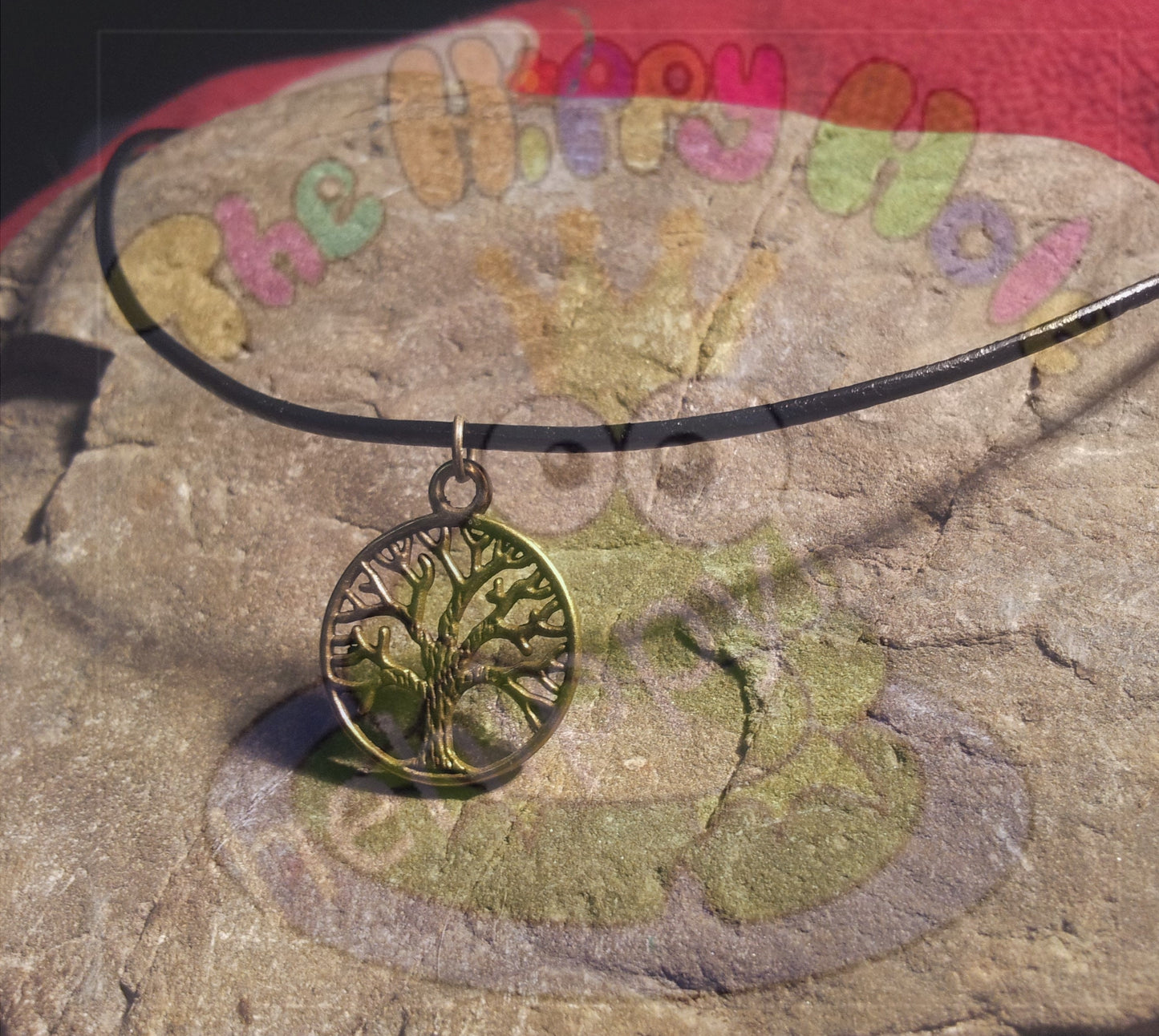 Tree Of Life charm choker necklace