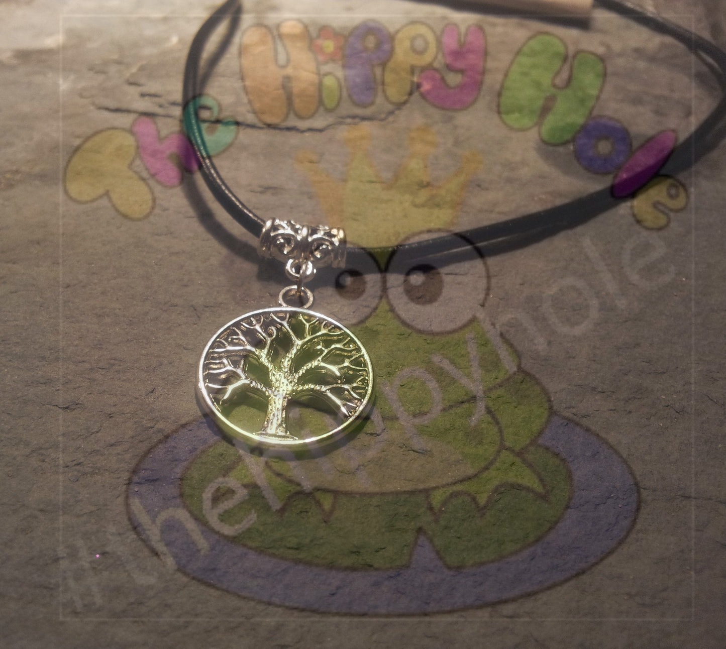 Tree Of Life charm choker necklace