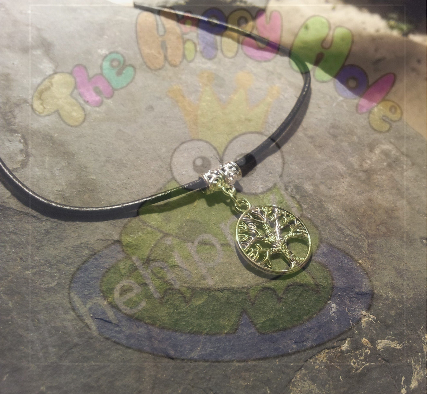 Tree Of Life charm choker necklace