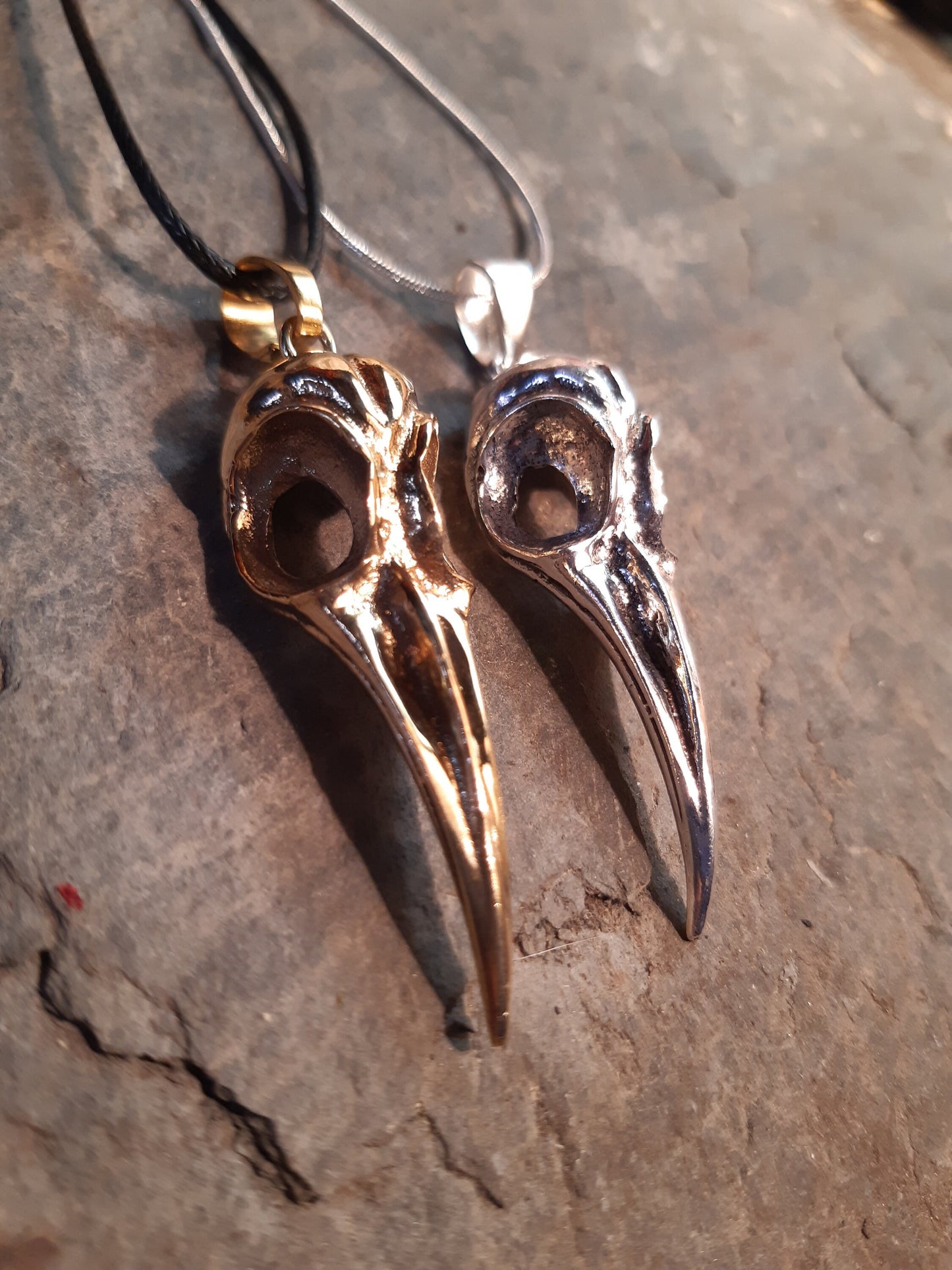 Crow Skull Pendant Wiccan Pagan Bellatrix LeStrange