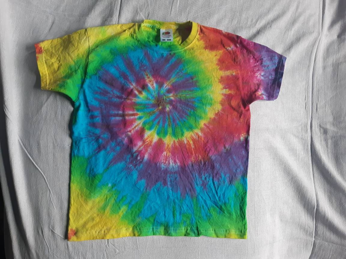 Tie Dye rainbow spiral T shirt UNISEX S-5XL