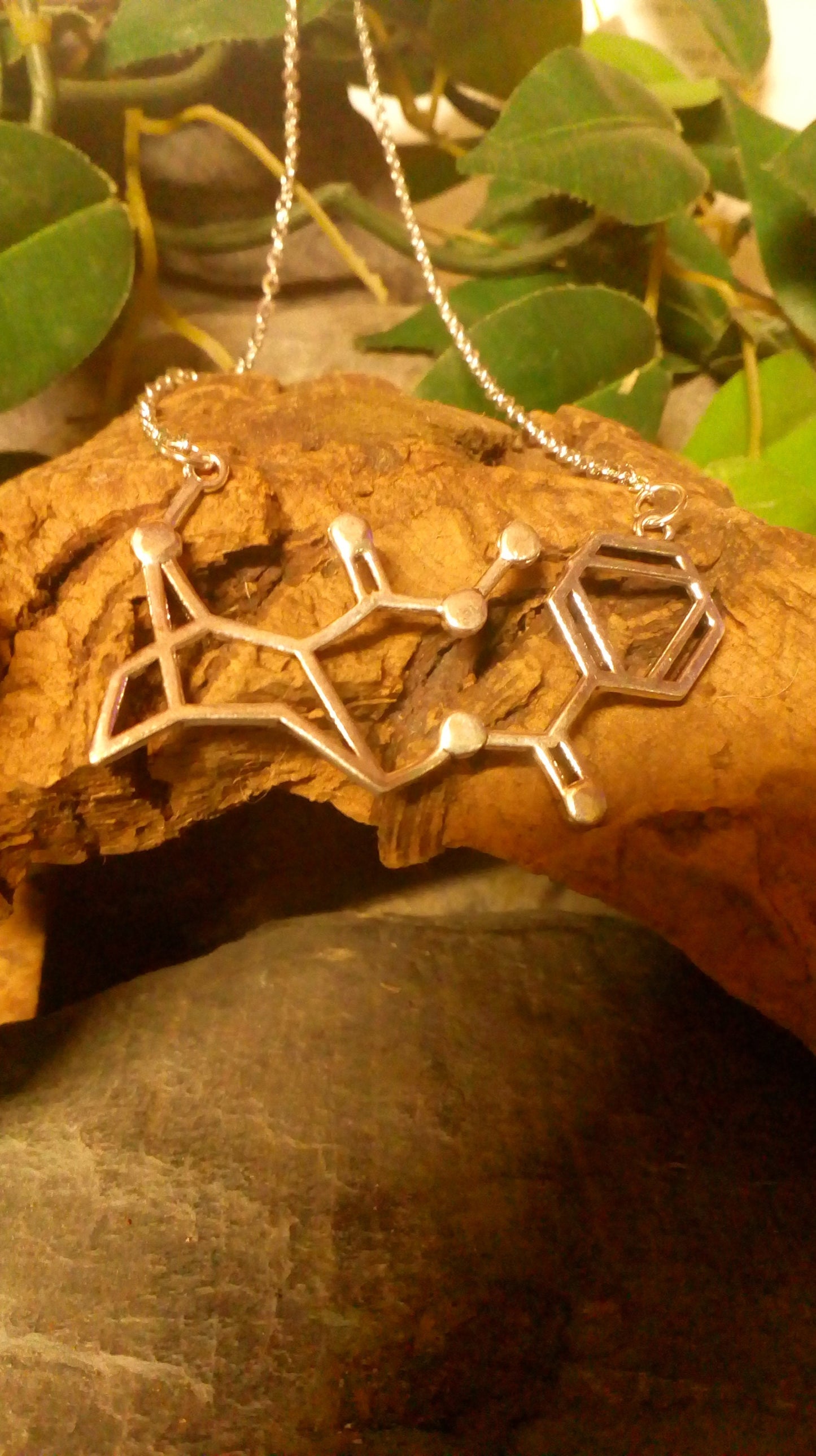 Various Molecule DNA genetic structure pendant necklace