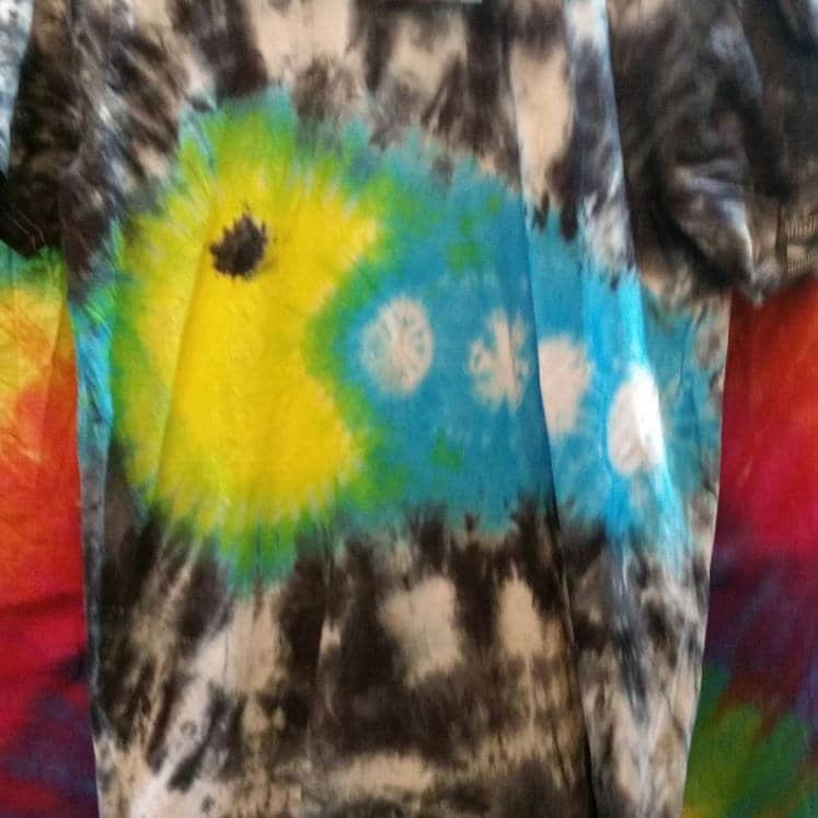 Tie Dye Pacman Retro Gaming T shirt UNISEX S-5XL