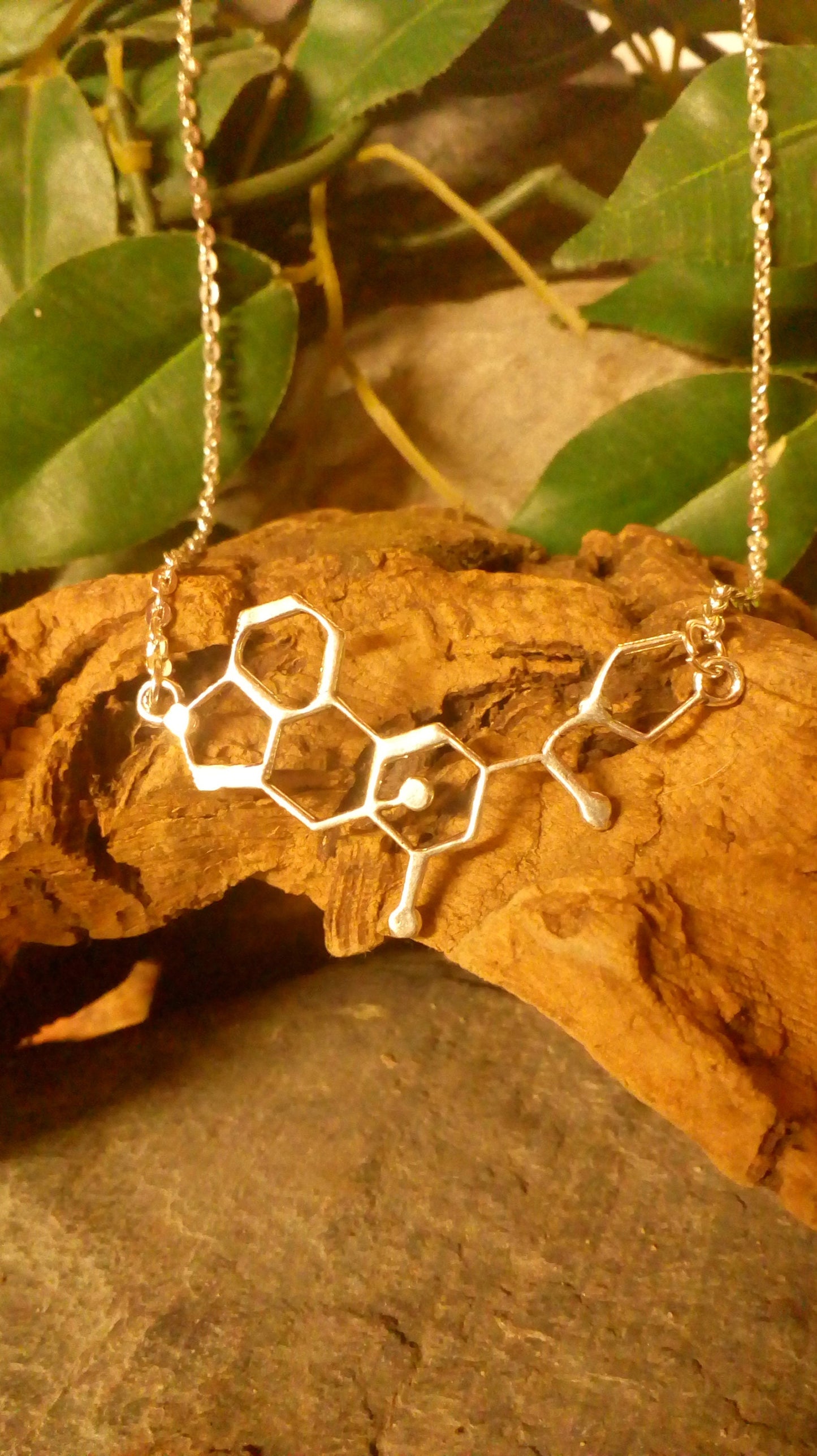 Various Molecule DNA genetic structure pendant necklace