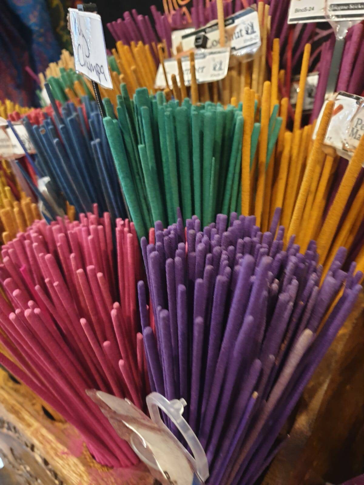 Handmade colourful incense sticks PICK N MIX