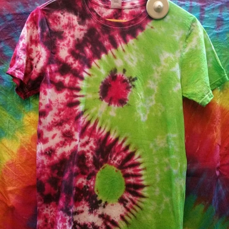 Tie Dye YIN YANG T shirt UNISEX S-5XL