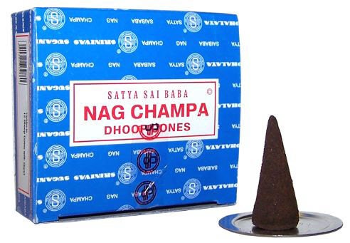 Nag Champa Satya 100% genuine sai baba Incense Cones 15g various scents