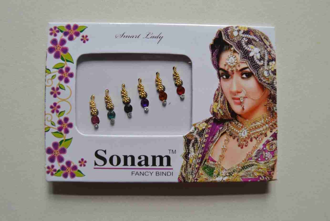 Bindi pack mixed colour style self stick festival party rave India Bridal