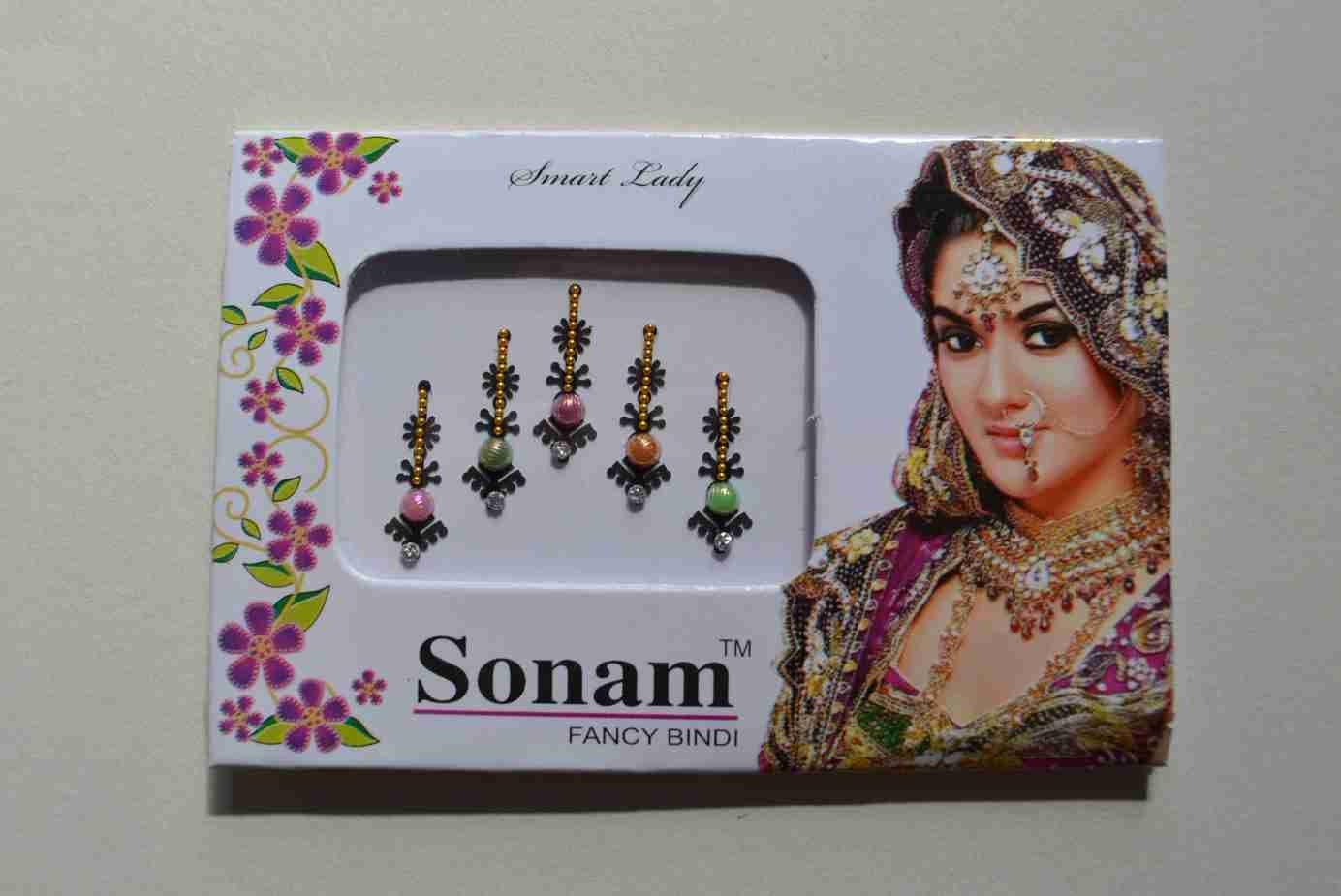 Bindi pack mixed colour style self stick festival party rave India Bridal