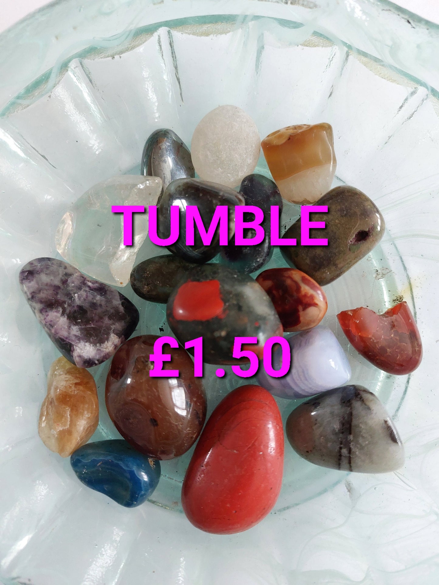 TUMBLESTONE crystal mixed random select pick n mix