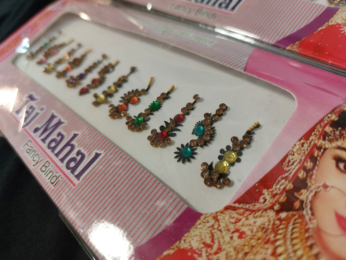 Huge bindi pack mixed colour style self stick festival party rave India Bridal gold