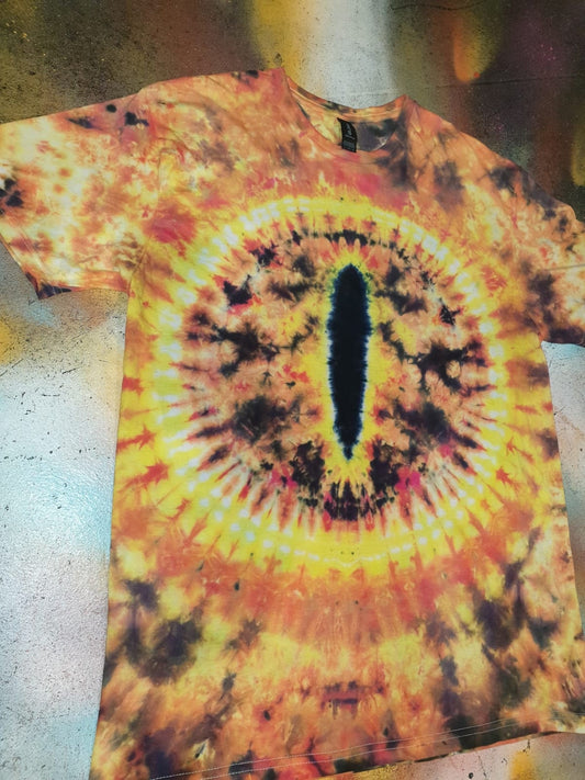 Lord of the Rings inspired tie dye Eye of Sauron T Shirt