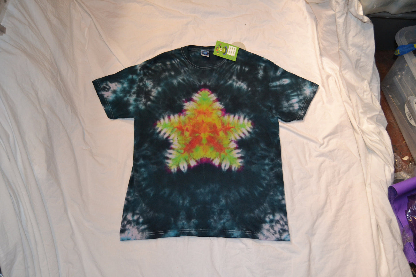 Tie Dye STAR tie dye T shirt unisex S-5XL