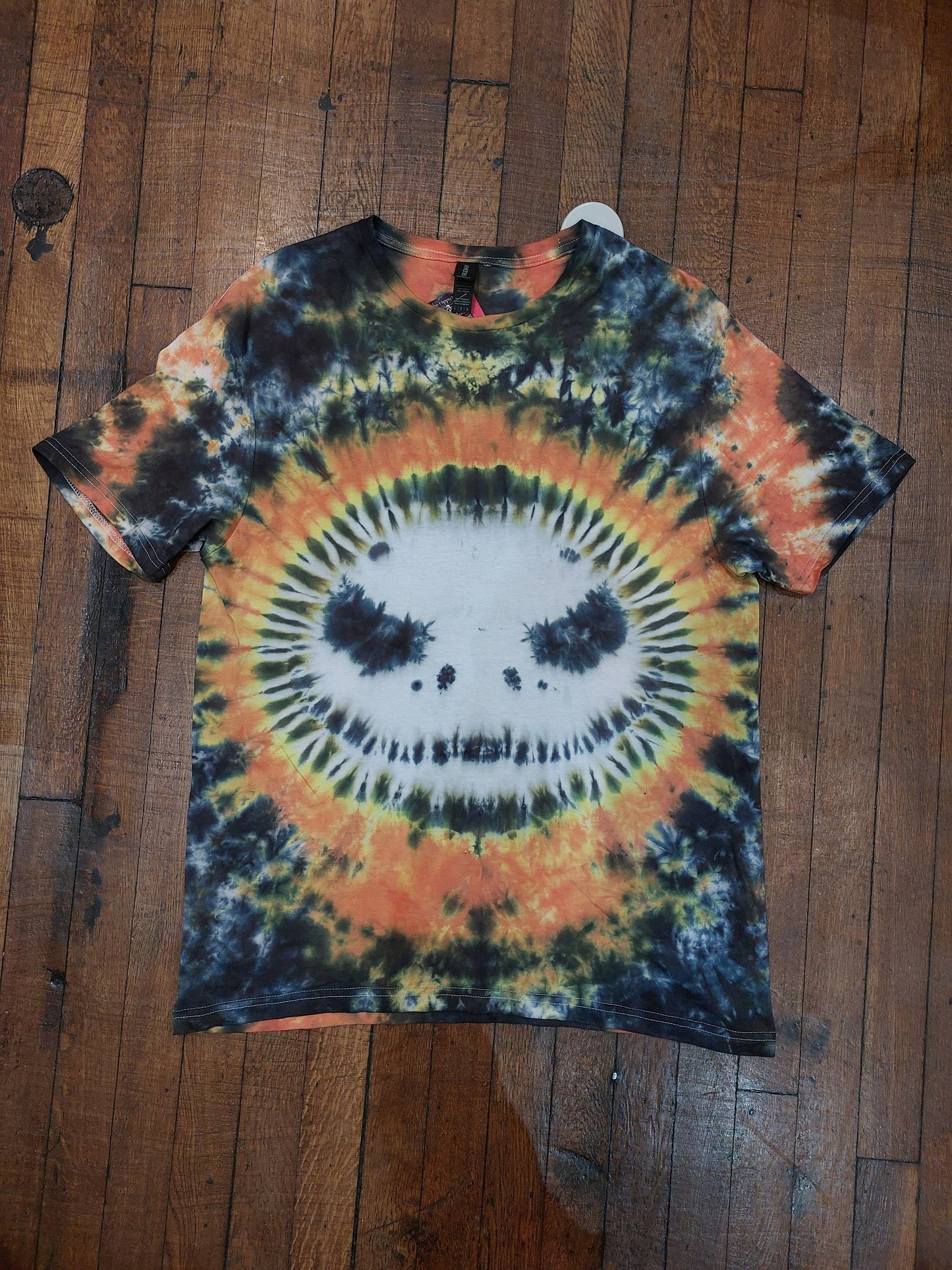 Tie Dye Skellington skull goth Halloween Christmas Horror T shirt unisex S-5XL custom made