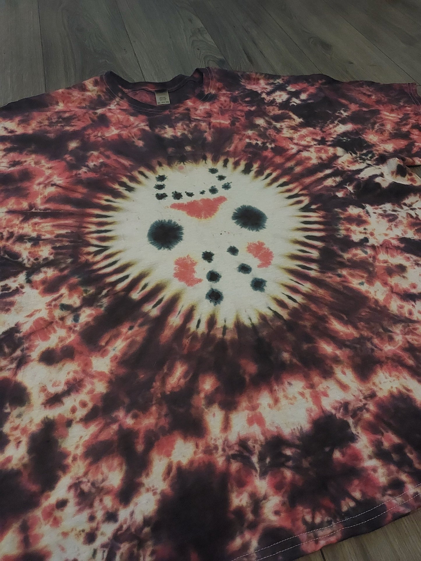 Tie Dye Jason Friday the 13th hockey mask goth Halloween Horror T shirt unisex S-5XL custom made