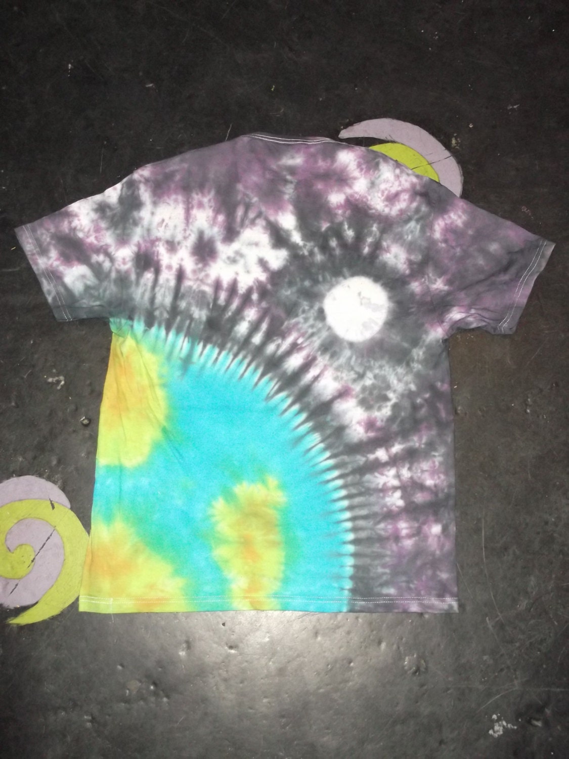 Earth from space Tie Dye T shirt UNISEX  S-5XL festival top [CUSTOM]