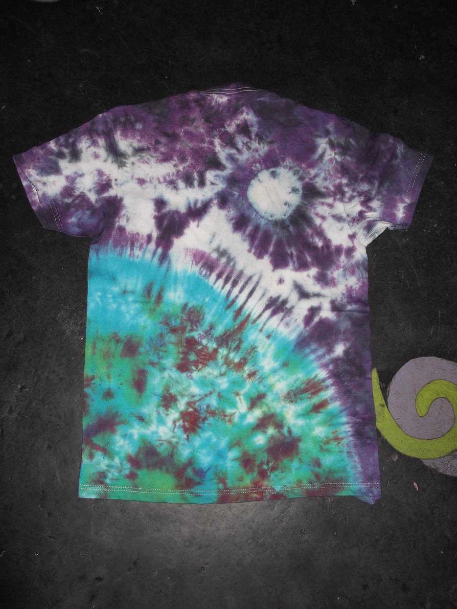 Earth from space Tie Dye T shirt UNISEX  S-5XL festival top [CUSTOM]