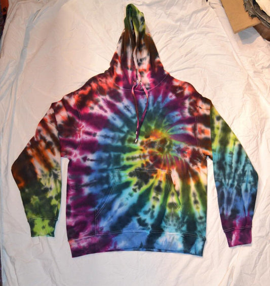 Tie Dye spiral hoodie, various colours UNISEX XS-5XL