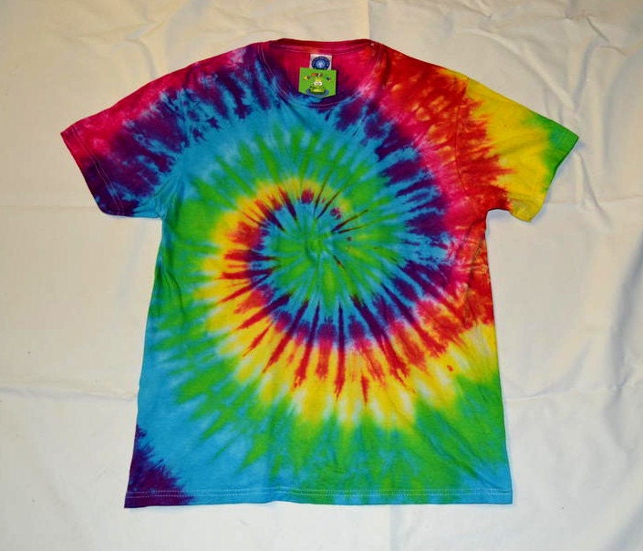 Tie Dye rainbow spiral T shirt UNISEX S-5XL