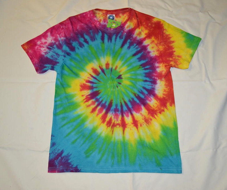 Tie Dye rainbow spiral T shirt UNISEX S-5XL