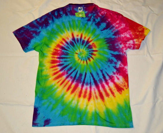 Tie Dye rainbow spiral T shirt UNISEX S-5XL