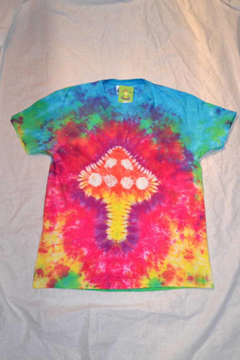 Magic Mushroom tie dyed shirt 2024