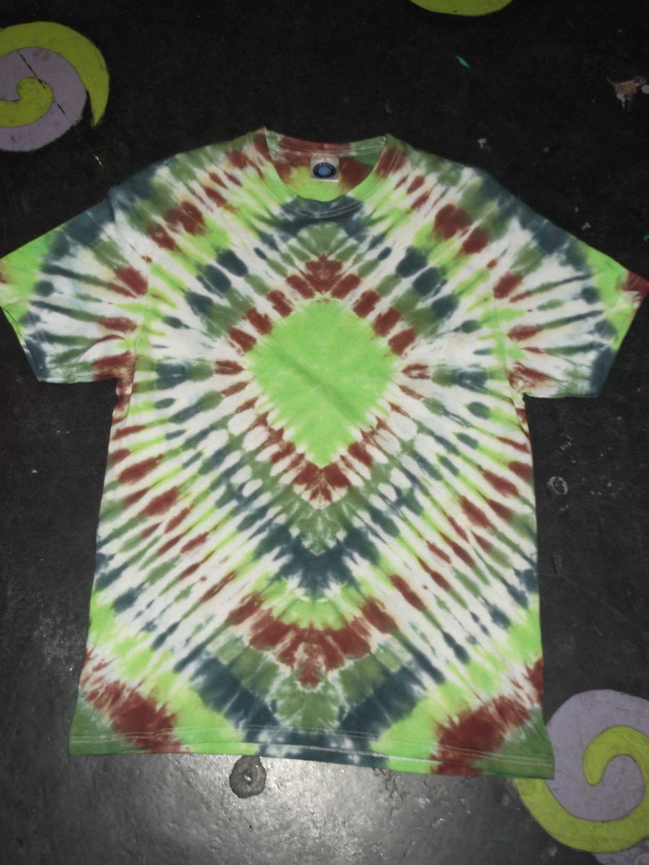 Aztec diamond Rainbow Tie Dye T shirt UNISEX ALL SIZES S-5XL