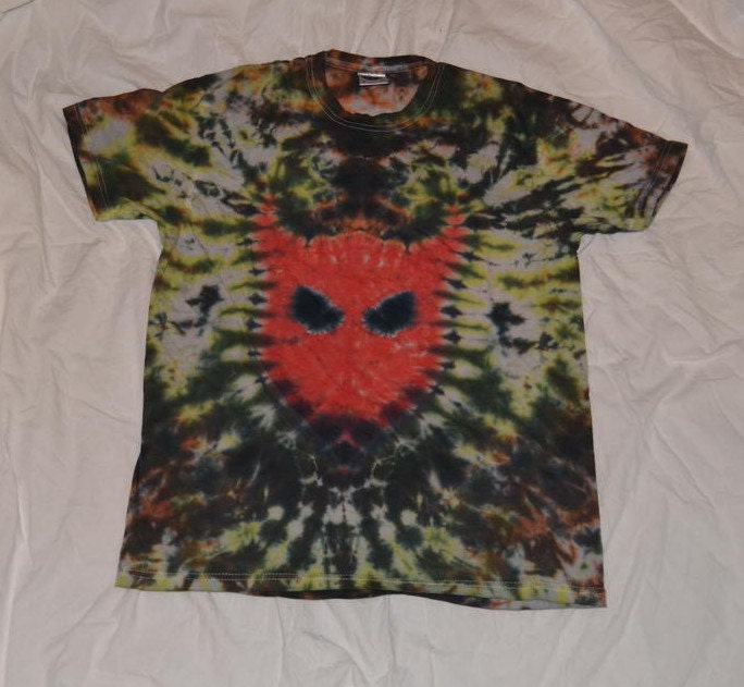 Tie Dye DEVIL goth tie dye T shirt UNISEX all sizes S-5XL