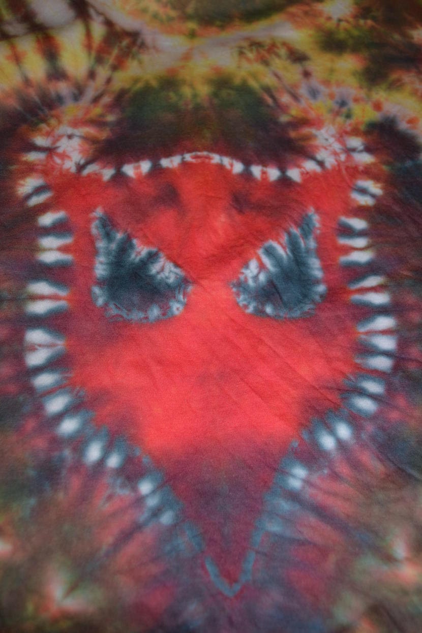 Tie Dye DEVIL goth tie dye T shirt UNISEX all sizes S-5XL