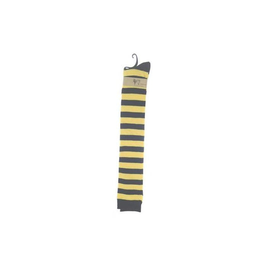 Black and Yellow Welly Socks