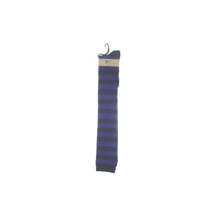 Purple and Black Welly Socks