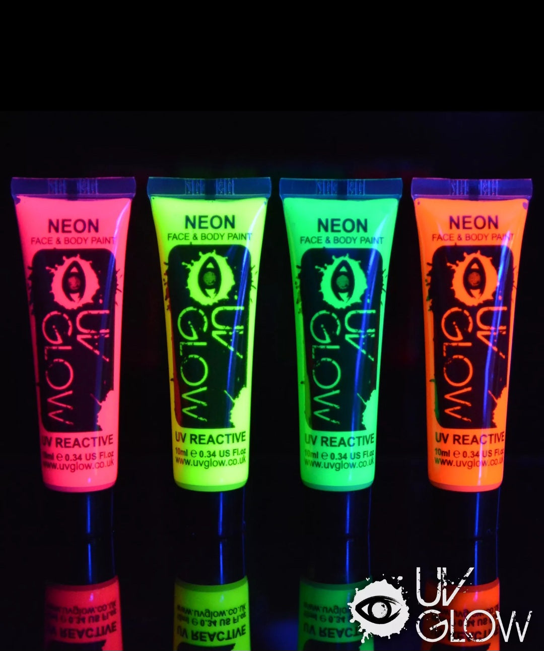 UV reactive Glow festival rave Body Paint 10ml