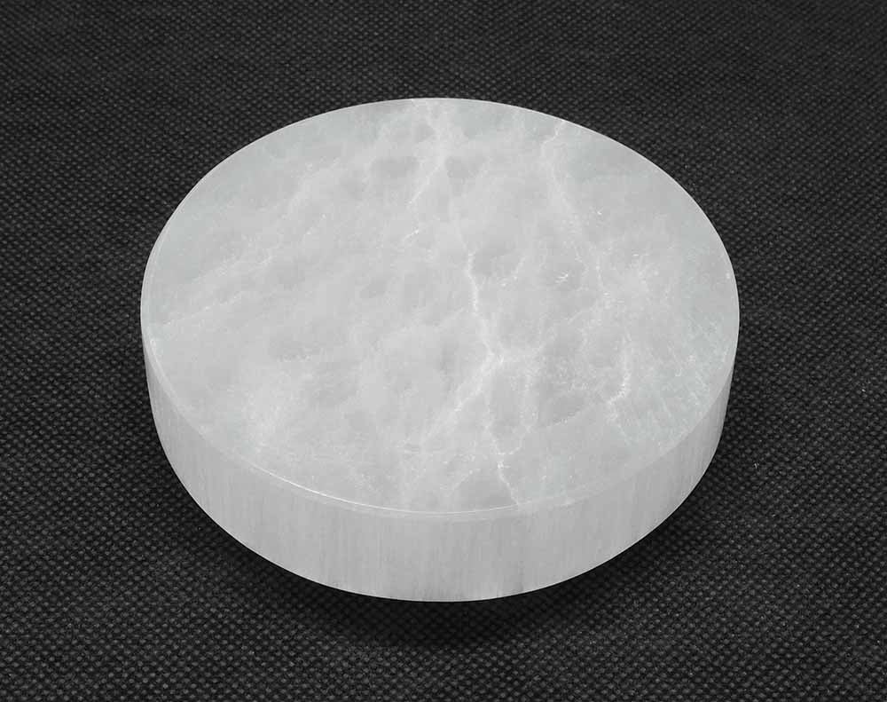 Selenite Crystal Charging Plate 10cm