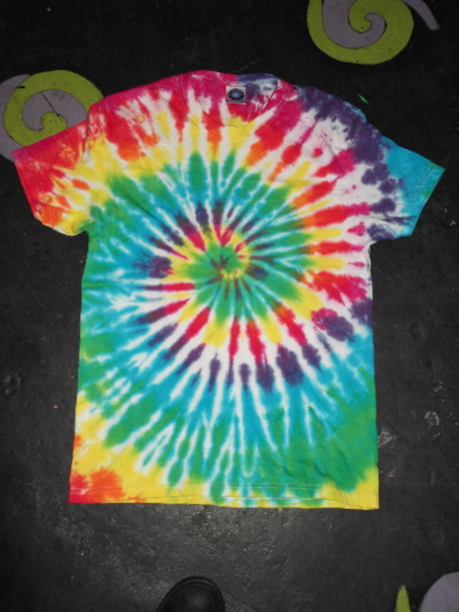 Tie Dye rainbow spiral T shirt UNISEX S-5XL