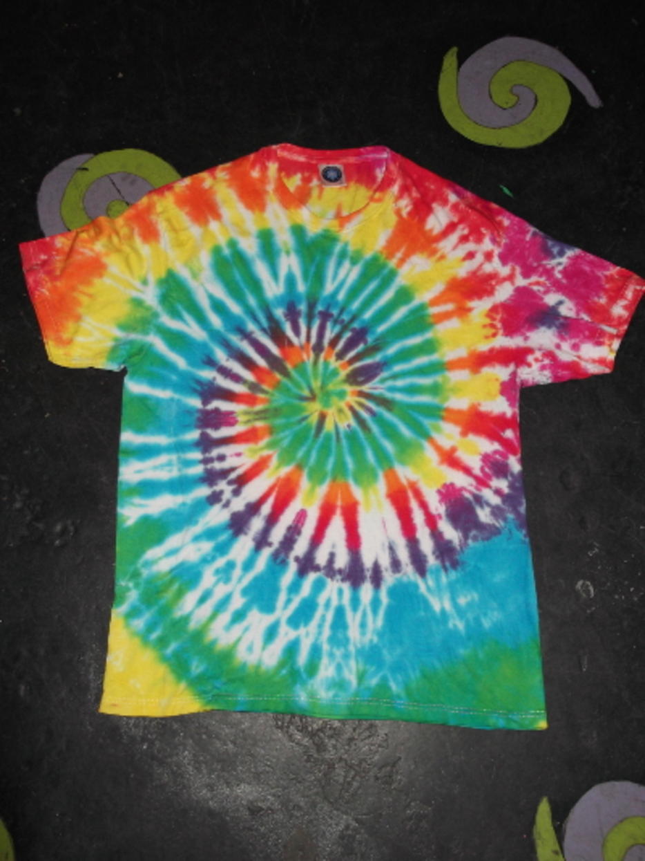 Tie Dye rainbow spiral T shirt UNISEX S-5XL