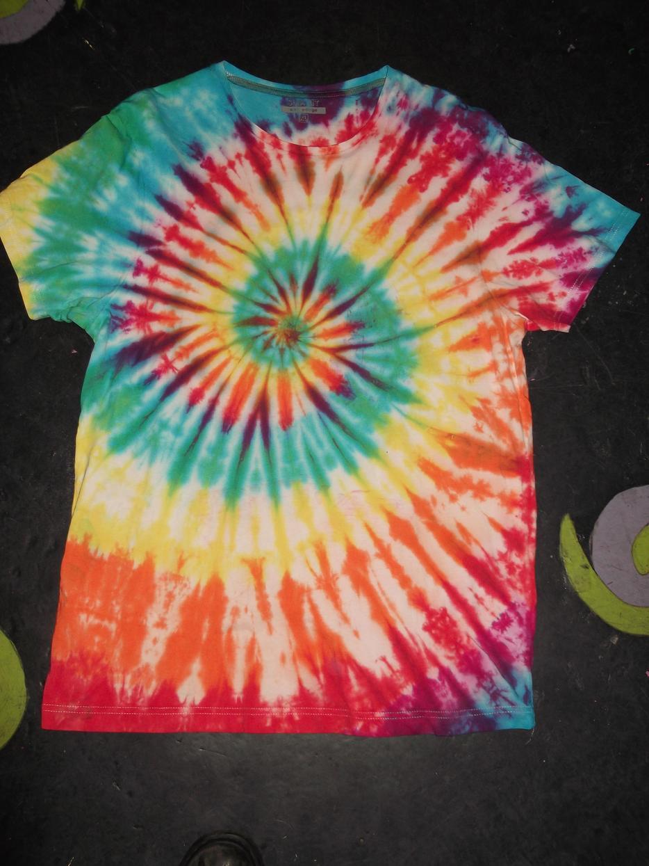 Tie Dye rainbow spiral T shirt UNISEX S-5XL
